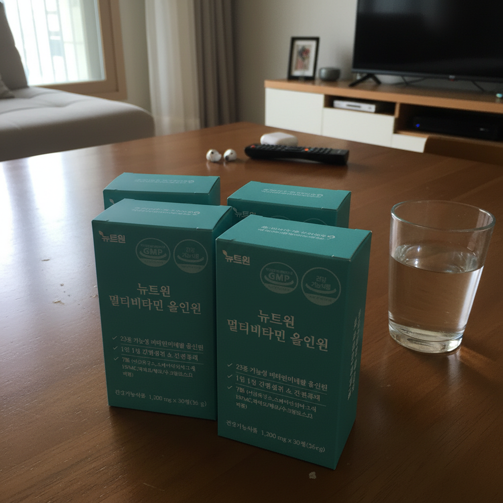 종합비타민 일상 이미지